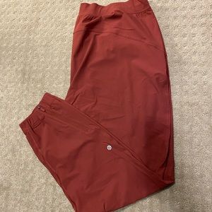 pomegranate lululemon jogger